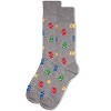 Memoi Men's Yummy Gummy Bears Bamboo Blend Novelty Crew Sock - 3 of 4
