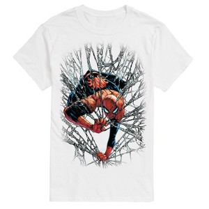 Men's - Marvel - Spider-man Webs Short Sleeve Graphic T-Shirt - 1 of 4