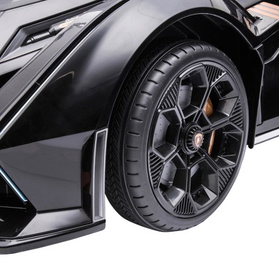 Black 12V Electric Ride-On Sports Car with Remote Control