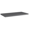 vidaXL Bookshelf Boards 8 pcs High Gloss Gray 15.7 in.x7.9 in.x0.6 in. Engineered Wood - 2 of 4