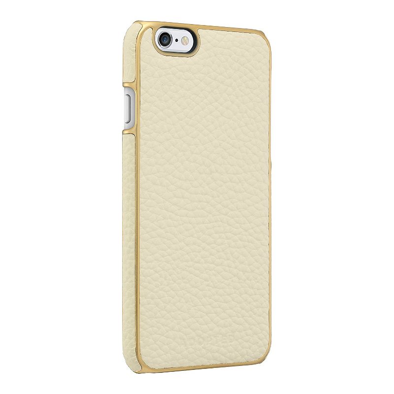 Adopted Leather Wrap Case for Apple iPhone 6/6s - White/Gold, 1 of 6
