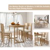Anybear Farmhouse Counter Height 5 Piece Dining Table Set - 2 of 4