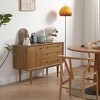 NicBex Buffet Cabinet with Storage Sideboard Cabinet Console Table Cabinet with Adjustable Shelves and 3 Large Drawers for Living Room - 4 of 4