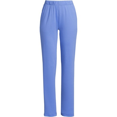 Lands' End Women's Sport Knit High Rise Elastic Waist Pants - X Large -  Chicory Blue : Target