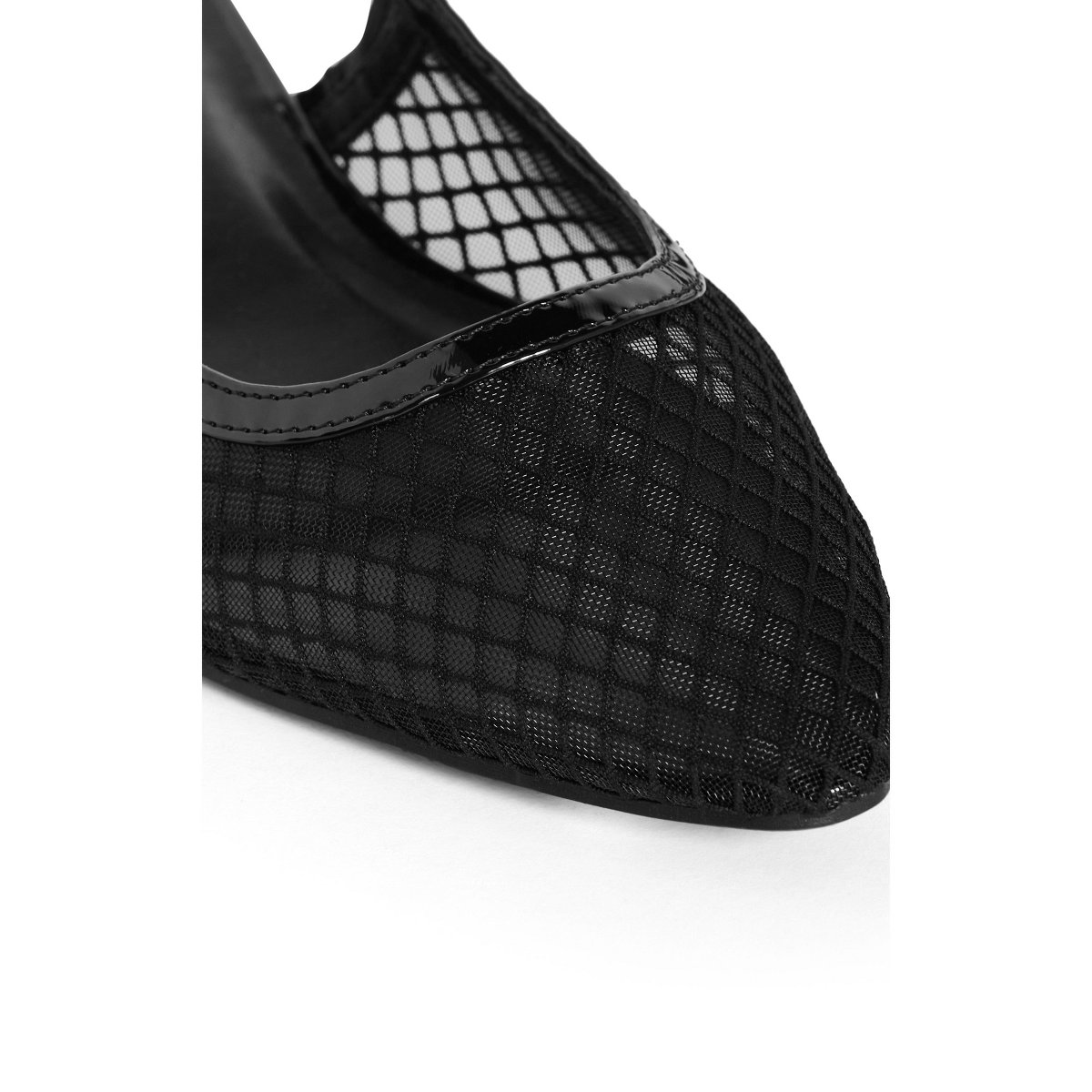 Обувь City Chic | Women's Plus Size WIDE FIT Lily Mesh Flat - black - 9W — фото 7