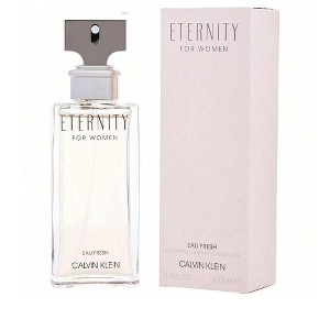 Eternity Eau Fresh By Calvin Klein Women Bergamot, Pear, Rose, Peony, Jasmine, Musk Eau De Parfum Spray 3.4 Oz - 1 of 1
