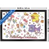 Trends International Hello Kitty and Friends: 25 Snack Time - Group Framed Wall Poster Prints - 3 of 4