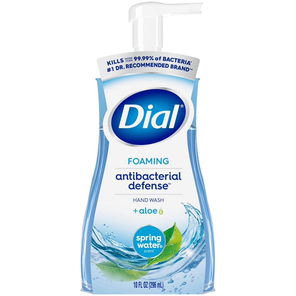 UPC 017000347370 product image for Dial Antibacterial Defense Foaming Hand Soap - Spring Water - 10 fl oz | upcitemdb.com