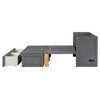 Whisen Modern Design Full Size Murphy Bed, Folded into a Cabinet with a Large Drawer and USB Ports - 4 of 4