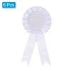 Unique Bargains Blank Rose Knot Award Ribbon for DIY Party Wedding Competition 6 Pcs - 3 of 4