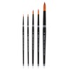 Creative Mark Beste Golden Taklon Bushy Round #4 - 2 Pack Artist Brush, Professional Watercolor Brushes, For Acrylic Painting, Short Handle, Sharp - 3 of 4