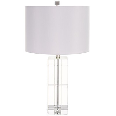 Evelynne Crystal Table Lamp - CTL1060 - Nickel/White - Safavieh Couture