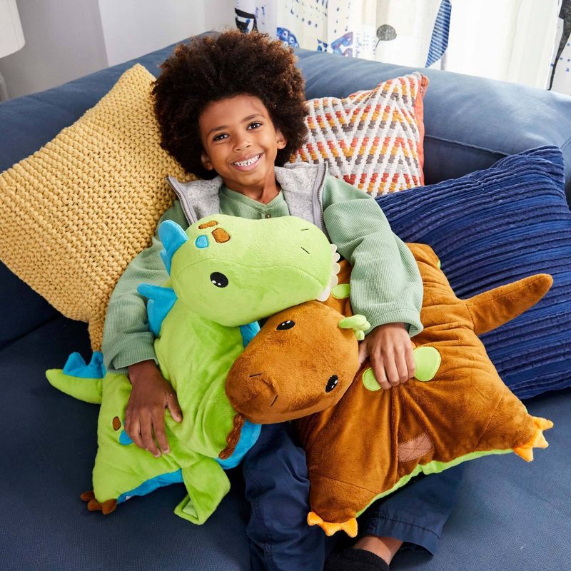 Green Dinosaur Kids&#39; Plush - Pillow Pets, 4 of 8