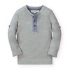 Hope & Henry Boys' Henley Tee with Rolled Sleeves, Kids - image 3 of 4