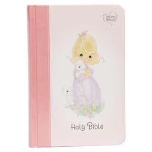 Nkjv, Precious Moments Small Hands Bible, Pink, Hardcover, Comfort Print - by  Thomas Nelson - 1 of 1