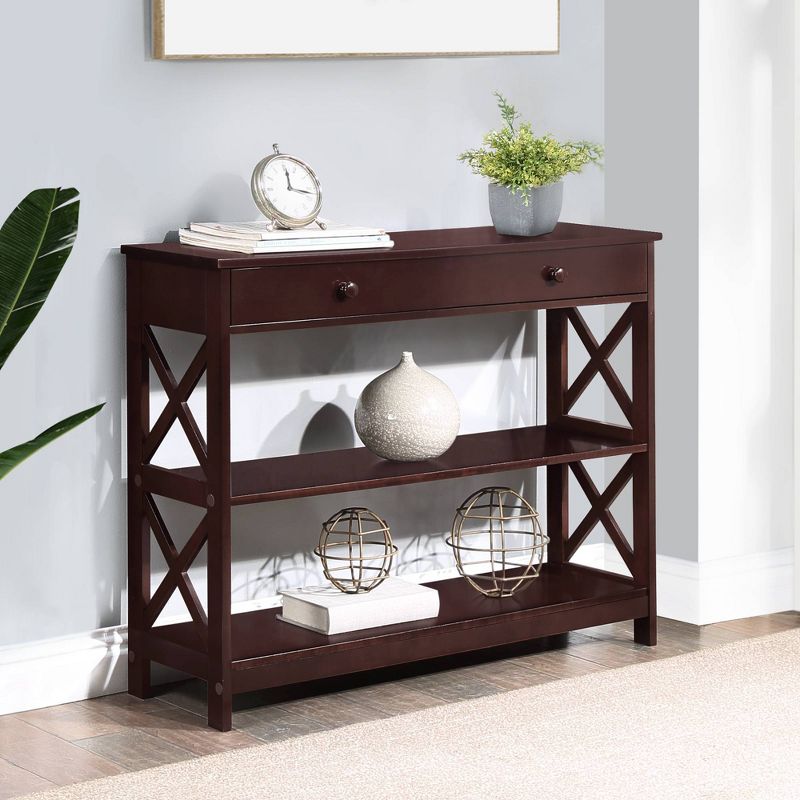 Omega 1 Drawer Console Table - Breighton Home, 3 of 14