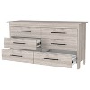 Lyngins Modern 6-Drawer Dresser,Chest of Drawers with Elevated Base,Storage Furniture for Bedroom,Living Room - 4 of 4