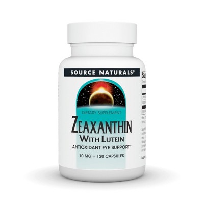 Zeaxanthin with Lutein 10 mg by Source Naturals, Inc.  -  120 Capsule