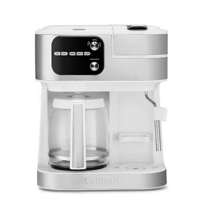 Cuisinart Coffee Center Barista Bar 4-in-1 Combination Coffee and Espresso Maker White SS-4N1W: Fits Any Cup, Milk Frother - 1 of 4