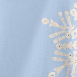 blue sparkle snowflakes