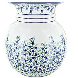 Blue Rose Polish Pottery 169 Zaklady Floor Vase - 1 of 1