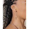 Dangle Earrings for Women- 14K Gold Plated Butterfly Heart Star Hoop Chain Tassel Design Long Dangle Earrings - 2 of 4