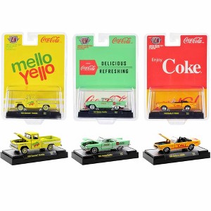 "Sodas" Set of 3 pieces Release 24 Limited Edition to 8750 pieces Worldwide 1/64 Diecast Model Cars by M2 Machines - 1 of 4