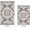 Medallion Collection 2 Piece 100% Cotton Tufted Bathroom Rug Set  with Non-Slip Backing, Machine Washable, Tumble Dry Bath Mat - 2 of 4