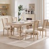 Sapphtopaz French Country Wooden Dining Chairs Set of 2, Side Accent Chairs Kitchen Chairs Barstools for Dining Room, Kitchen Island - 2 of 4