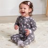 Gerber Baby Girls' Long Sleep Sleep 'N Plays, 2-Pack - 4 of 4
