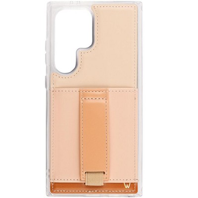 Walli Cases Creamsicle Color Block Phone Case with Wallet and Finger Strap