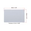 Unique Bargains Smooth Laser Engraving Metal DIY Gift Craft Business Cards 20 Pcs - 2 of 4
