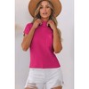 Amaryllis Women's Ribbed Knit Mock Neck Sleeveless Sweater Relaxed Fit with Front Pocket Chic and Cozy Transitional Layer - 2 of 4