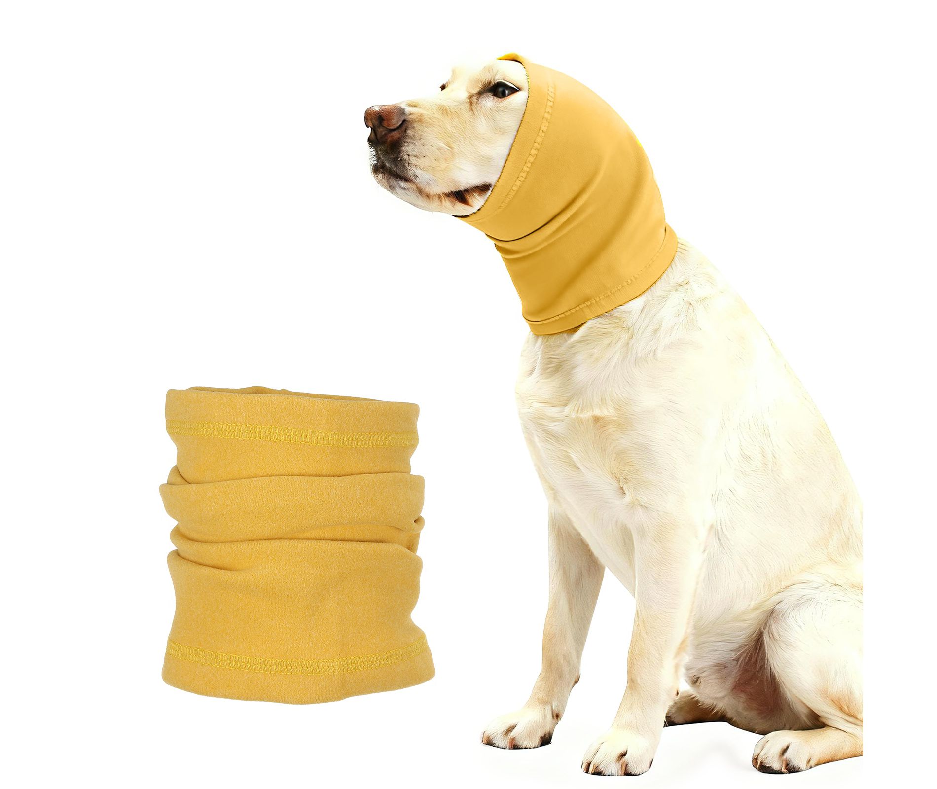 Unique Bargains Adjustable Grooming Drying Firework Anxiety Ease Dog Cat Ear Wrap Muff