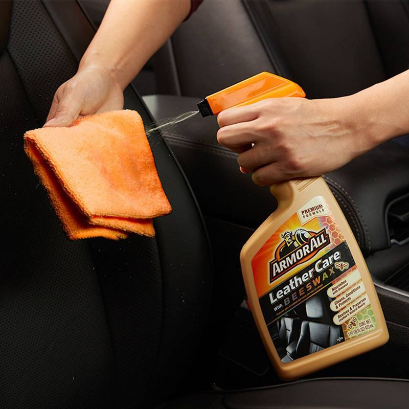 Armor All 16oz Leather Care with Beeswax Automotive Interior Cleaner, 2 of 5