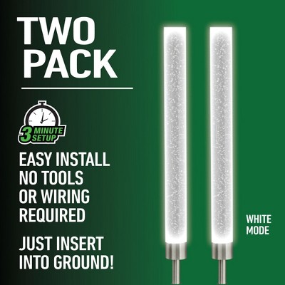 Solar Powered LED Color Changing Pathway Light Multipack