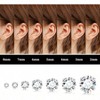 20G Hypoallergenic Flat Back Earrings - 14K Gold/Silver Stainless Steel, Birthstone & CZ Studs for Sensitive Ears - 2 of 4