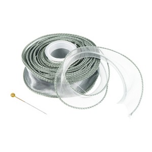 Unique Bargains Satin Sheer Organza Glitter Shimmer Decorative Ribbons - 1 of 4