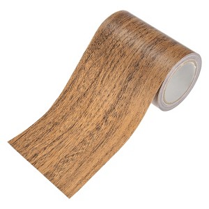 Unique Bargains Self Adhesive Realistic Wood Grain Durable Multi Use Masking Tape 1 Pc - 1 of 4