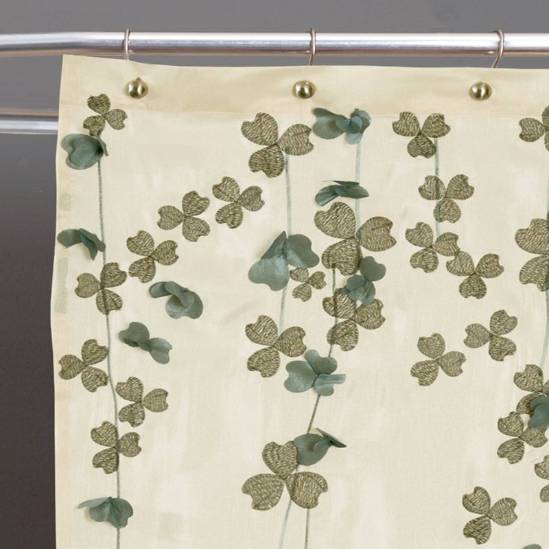 Flower Drops Shower Curtain - Lush Décor, 3 of 9