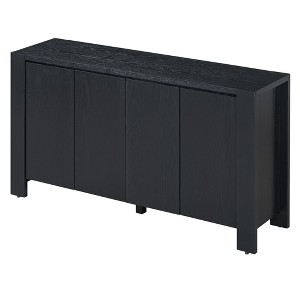 NicBex Kitchen Sideboard Buffet Cabinet with 4 Doors & Adjustable Shelves - 1 of 4
