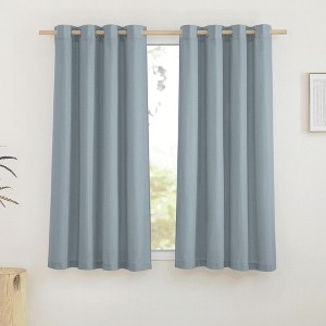 NICETOWN Linen Curtains, Vintage Grommet Top Semi Sheer Drapes, Privacy Assured Bedroom & Living Room Window Treatments - 1 of 4