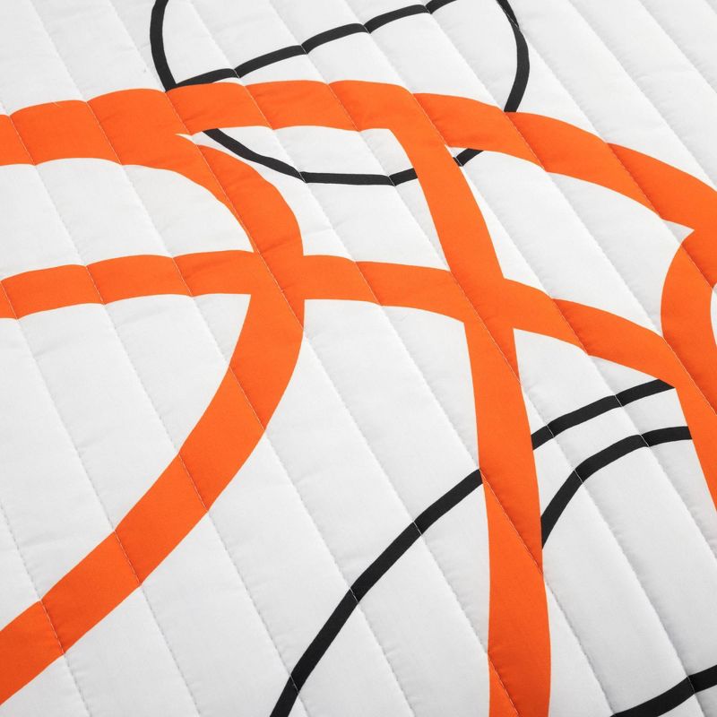 Kids' Basketball Game Reversible Oversized Quilt - Lush Décor, 4 of 11