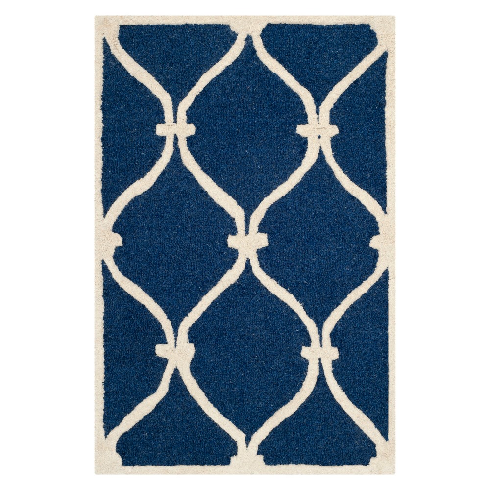 2'x3' Trellis Accent Rug Navy - Safavieh