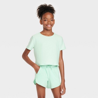 all in motion, Tops, Target All In Motion Green Activewear Top