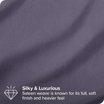 Dusty Purple Organic Cotton Full Bed Sheet Set