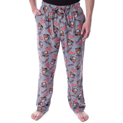 Disney Men's Cars Mater Cartoon Toss Print Character Sleep Pajama Pants ...