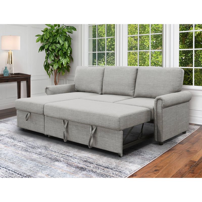 Clara Storage Sofa Bed Reversible Sectional - Abbyson Living, 5 of 12