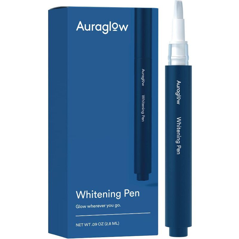 Auraglow Teeth Whitening Pen, Whiten On-The-Go, 20+ Treatments, 35% Carbamide Peroxide Gel, 1 of 6