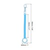 Unique Bargains Retractable Coil Springs Keychain 3 Pcs - 2 of 4